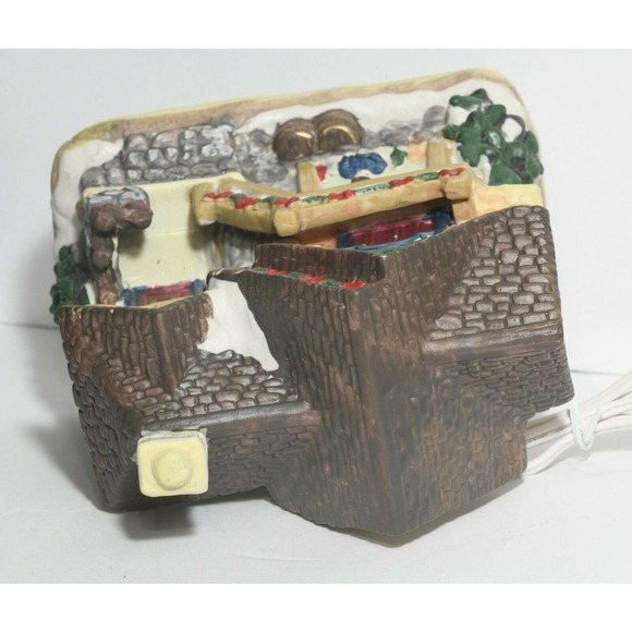 Pub N' Grub Inn Light Up Porcelain House Christmas Snow Town Figure - Picture 5 of 5